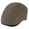 Retro bekovka driver cap od Fiebig - hnědý kanvas a kůže