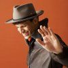 Šedohnědý vlněný klobouk fedora – Mayser Ari Marble