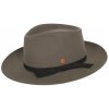 Hnědý klobouk Fedora - Mayser Ari Marble