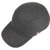 Pánská zimní šedá kšiltovka - Mayser Tino  (ušní klapky) - vlna a  SympaTex®