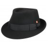 Klasický černý  klobouk Mayser -Troy Mayser