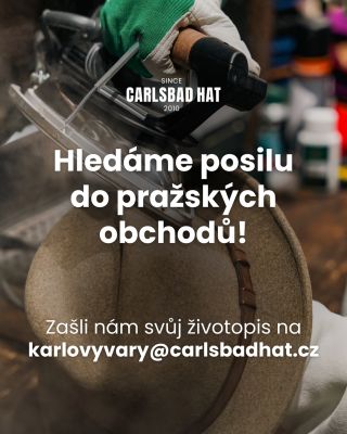 Hledáme nového kolegu nebo kolegyni do 📍Prahy. Pokud máš blízko ke stylu a kloboukům, pošli nám svůj životopis na e-mail –...