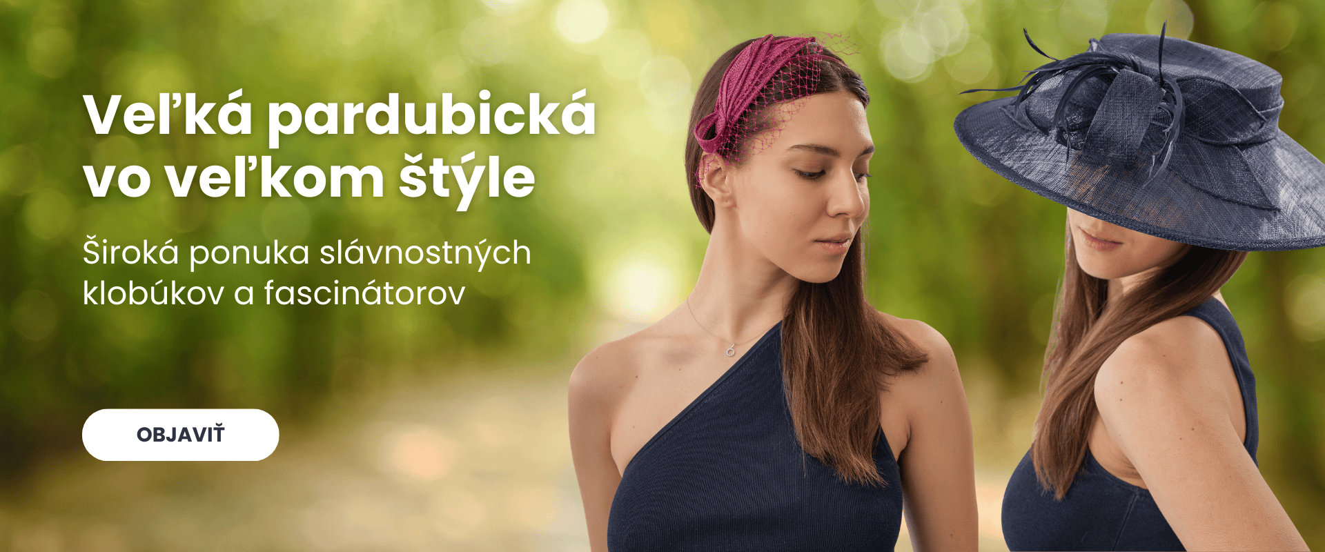 Slávnostné klobúky a fascinátory