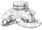 Plstené dámske klobúky