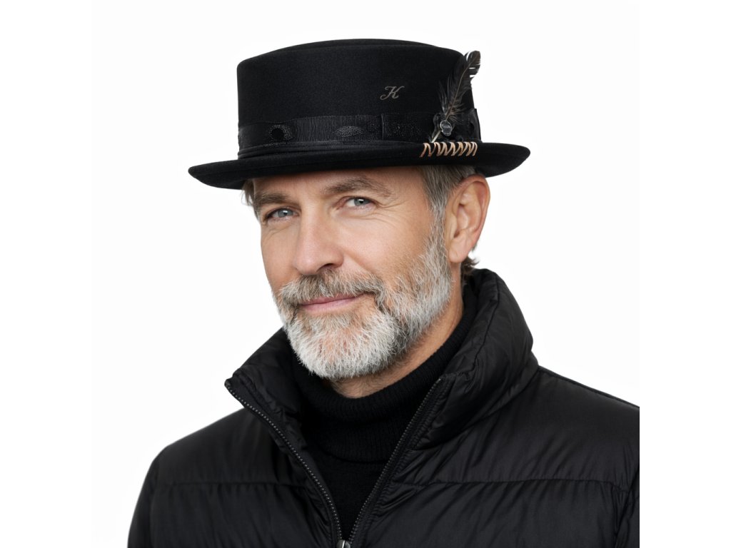 8499 1 cerny klobouk laris vintage limitovana kolekce