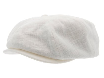 Extra objemná letná biela bekovka 8-panel od CTH Ericson - Branson Ramie Off-white