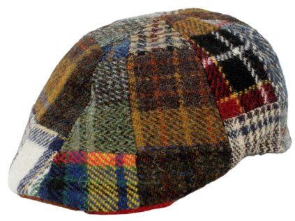 17526 3 panska zimni bekovka harris tweed patchwork