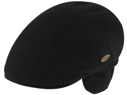 Zimná čierna bekovka driver cap od Fiebig - crushable (ušné klapky)