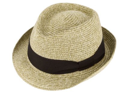 Letný béžový klobúk Trilby od Fiebig - Trilby Melange