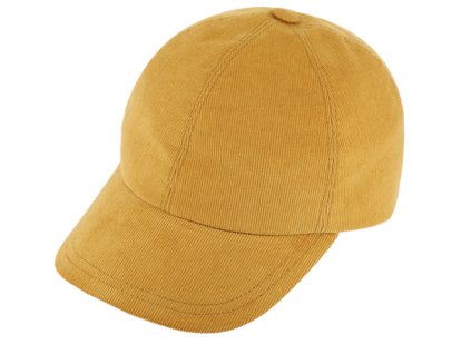Jesenná manšestrová čiapka - Fiebig - kolekcia Colors