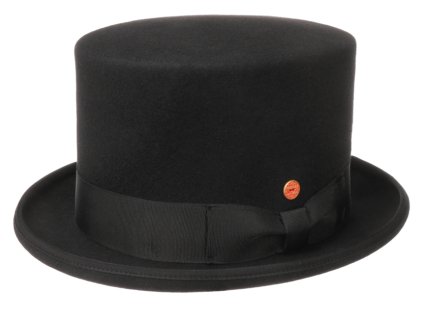 Luxusný čierny cylinder Mayser - Top Hat