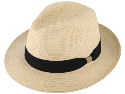 Letný fedora klobúk od Fiebig - Traveller Toyo Natur