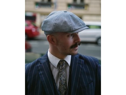 Letná pruhovaná bekovka 8-panel od CTH Ericson - Alan Candy Stripe