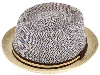 Modrý porkpie klobúk od Fiebig