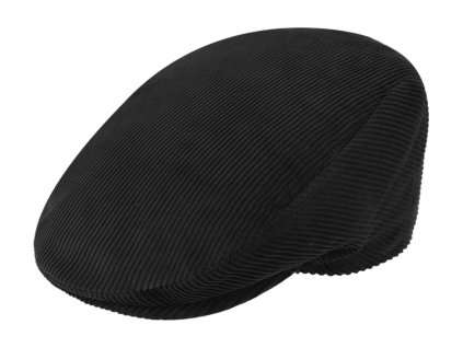 Pánska čierna menčestrová bekovka s prešívanou nepremokavou podšívkou