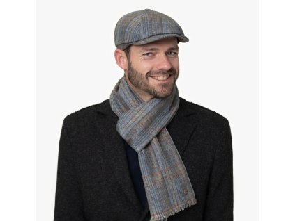 Pánska modrá zimná vlnená bekovka - Mayser Emil - Limitovaná kolekcia Zechbauer