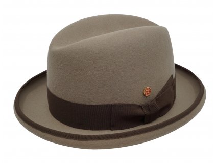 Béžový pánsky homburg - klobúk Mayser Homburg - limitovaná kolekcia