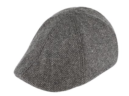 Pánska zimná šedá bekovka - Fiebig since 1903 duck cap