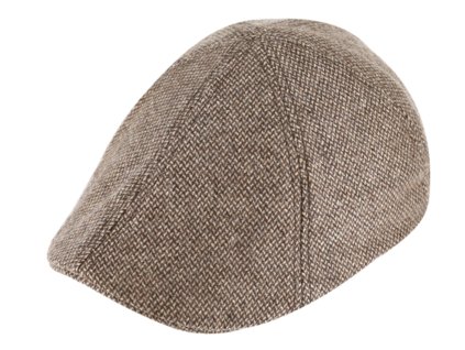 Pánska zimná hnedá bekovka - Fiebig since 1903 duck cap