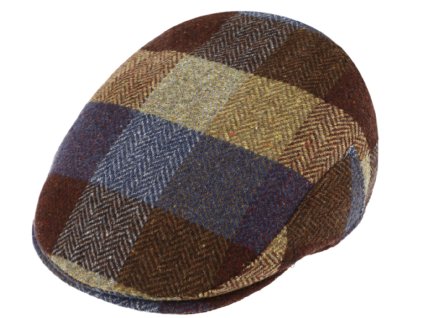 Pánska zimná vlnená károvaná bekovka - Fiebig