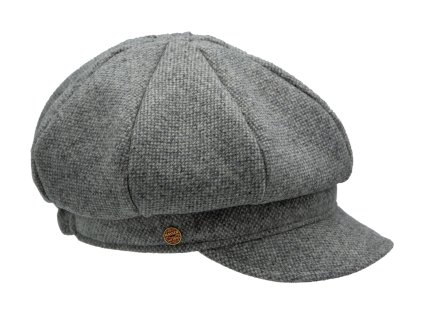 8307 2 8 dilna bekovka od mayser coco tweed newsboy cap sedy tvid