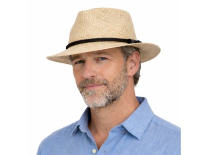 Slamený klobúk od Fiebig - Bogart