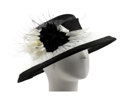 Luxusný slávnostný klobúk - Marone