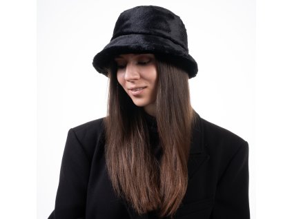 Luxusný chlpatý bucket hat Philippa - Mayser