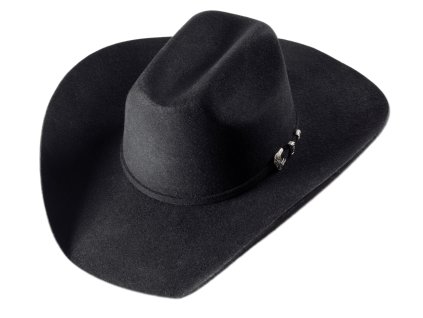 Westernový čierny klobúk - WYOMING