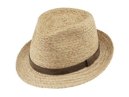 Unisex letný klobúk Trilby značky Fiebig - béžový