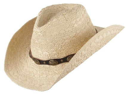 Slamený westernový klobúk - WINTON