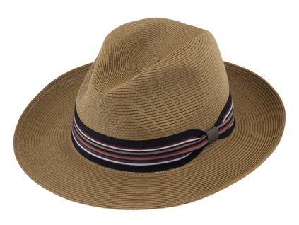 Letné Fedora klobúk - Fiebig Cognac