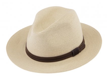 Letný Fedora klobúk s koženým opaskom - Fiebig Natur