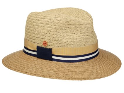 Dvojfarebný dámsky klobúk Fedora - Mayser Nane