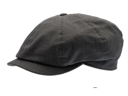 Letná šedá bavlnená bekovka 8-panel od CTH Ericson - Alan Re-source Collection