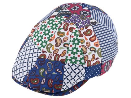 Letná bavlnená bekovka - patchwork