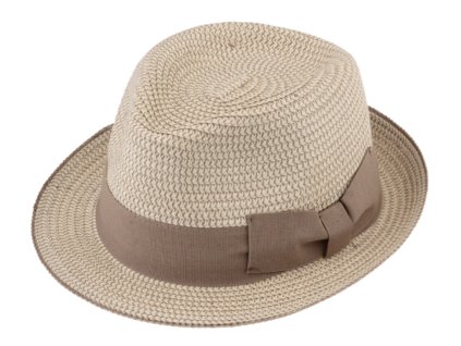 Letný klobúk Trilby od Fiebig - Trilby Prayer Beige