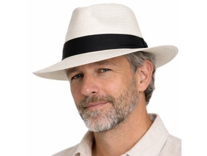 SCIPPIS Mineo – letné klobúk v panamskom štýle s ripsovou stuhou