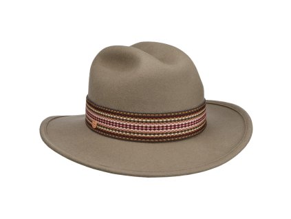 Cestovný nekrčivý vodeodolný béžový klobúk Mayser - Cowboy Hat