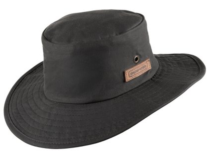 Austrálsky čierny klobúk oilskin - OILSKIN JACK