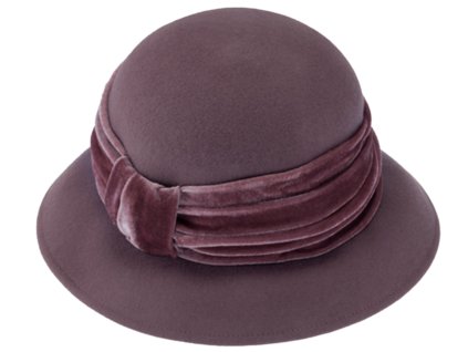 Dámsky plstený klobúk Cloche - Fiebig