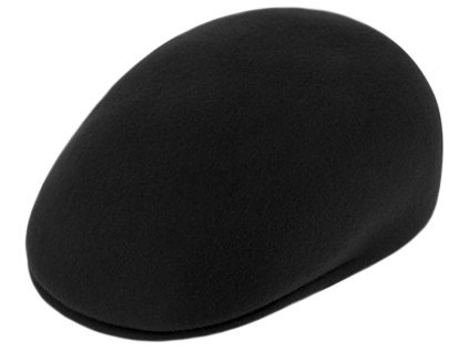 Pánska čierna luxusná plstená zimná čiapka - klasická pevná plstená čiapka