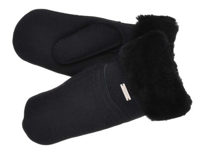 Luxusné palčiaky od Seeberger z jemnej jahňacej kožušiny