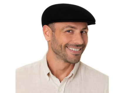 Čierna vlnená bekovka - Kangol Bermuda 504