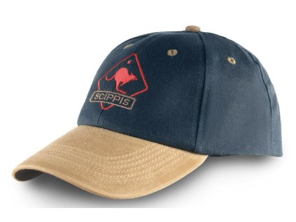 Austrálska modrá šiltovka oilskin - OILSKIN CAP