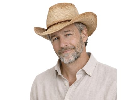 Slamený klobúk Fiebig - Westernový Texas - westernový klobúk