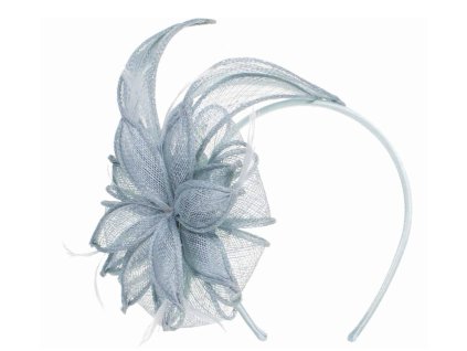 Fascinátor - bledo modrý