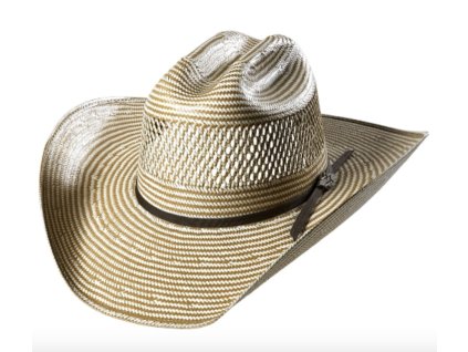 Slamený western klobúk - Stars and Stripes - Timber