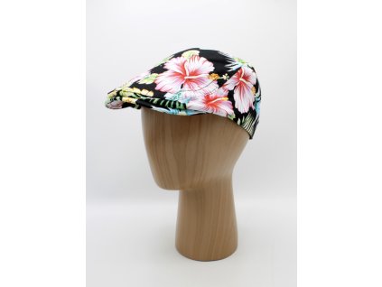 Pánska letná bavlnená bekovka s tropickým vzorom od Fiebig - limitovaná kolekcia