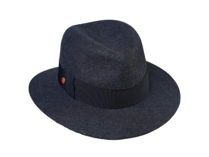 Dámsky modrý nekrčivý fedora klobúk - Nane